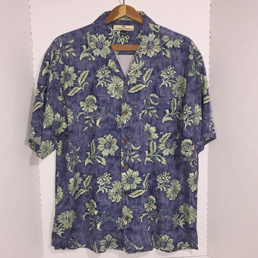 Tommy Bahama tropical print shirt